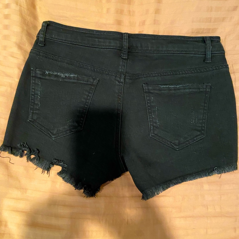 Women’s size small black jean shorts